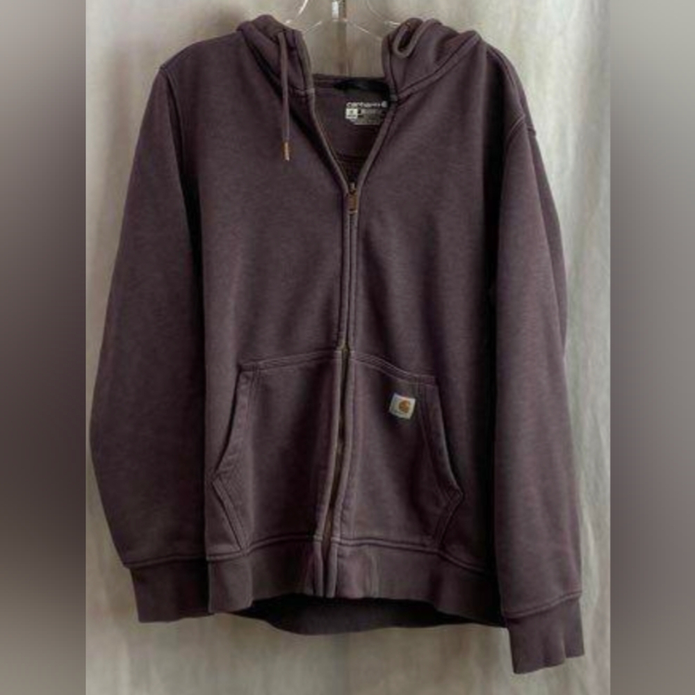 Carhartt Women's Clarksburg Zip Sweatshirt Size 1X Used Exc MSRP $64.99 - Picture 2 of 6